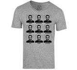 Bill Belichick Moods Of Belichick New England Football Team T Shirt