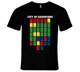City Of Champions Banner City Boston Fan Champion Fan T Shirt