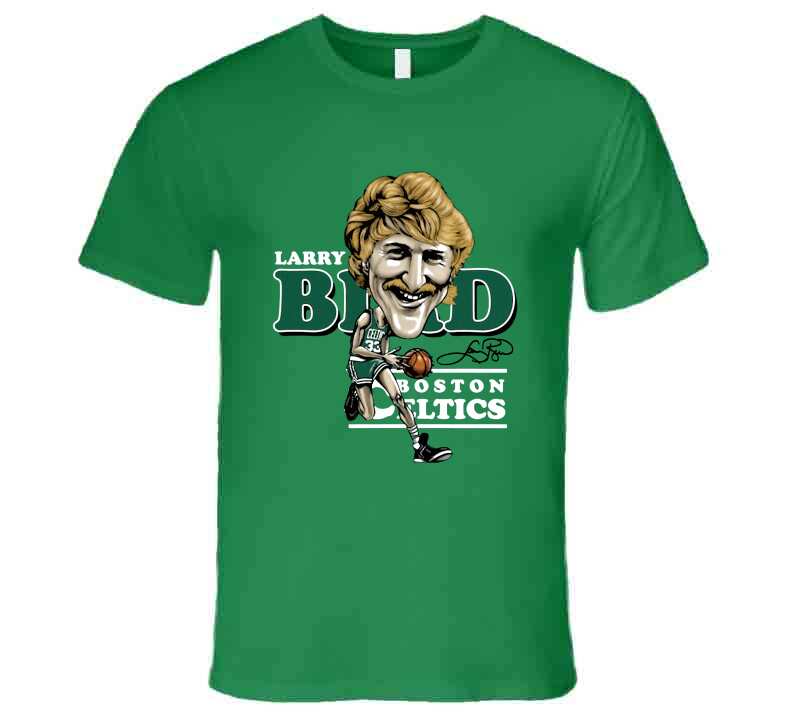 Retro Larry 'Legend' Bird Jersey T-Shirt graphics t shirt Oversized t-shirt  workout shirts for men