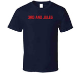 3rd And Jules Edelman New England Football Fan T Shirt