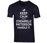 Cordarrelle Patterson Keep Calm New England Football Fan T Shirt