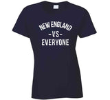 Dynasty New England Vs Everyone New England Football Fan Navy T Shirt