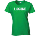 Larry Legend Bird Distressed 33 Boston Basketball Fan T Shirt