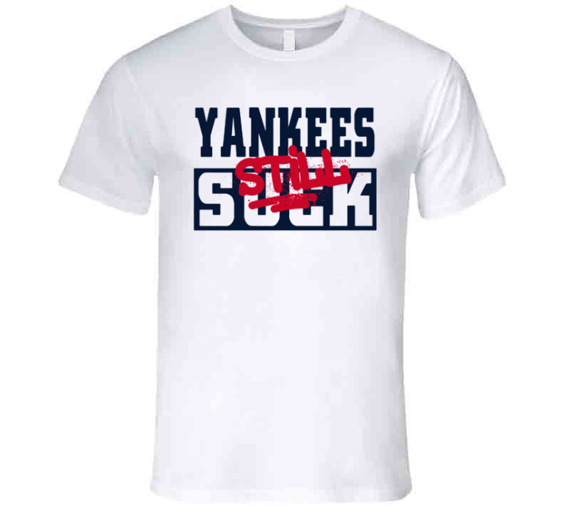  Boston Baseball Fans. Don't Be A D!ck (Anti-Yankees). Red  T-Shirt (Sm-5X) or Sticker : Sports & Outdoors