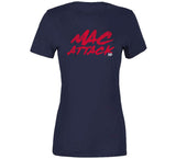 Mac Jones Mac Attack New England Football Distressed  T Shirt