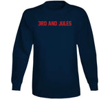 3rd And Jules Edelman New England Football Fan T Shirt