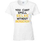 Patrice Bergeron Cant Spell Selke Legend Boston Hockey Fan V2 T Shirt