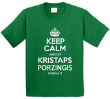 Kristaps Porzingis Keep Calm Boston Basketball Fan T Shirt