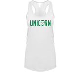 Kristaps Porzingis Silhouette Unicorn Boston Basketball Fan T Shirt