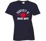 Drake Maye Property Of New England Football Fan T Shirt