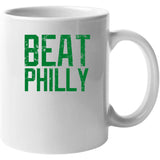 Beat Philly Boston Basketball Fan Distressed v2 T Shirt