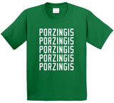 Kristaps Porzingis X5 Boston Basketball Fan T Shirt
