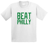 Beat Philly Boston Basketball Fan Distressed v2 T Shirt