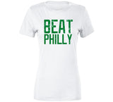 Beat Philly Boston Basketball Fan Distressed v2 T Shirt