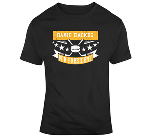 David Backes For President Boston Hockey Fan T Shirt
