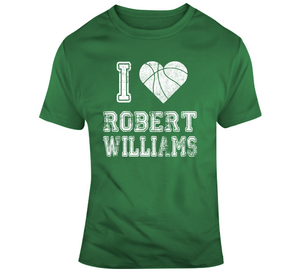 Robert Williams I Heart Boston Basketball Fan T Shirt