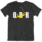 Bobby Orr Scoring and Soaring Air Orr Boston Hockey Fan v3 T Shirt