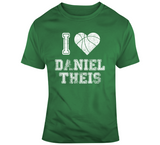 Daniel Theis I Heart Boston Basketball Fan T Shirt