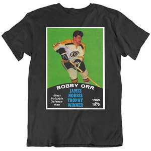Bobby Orr 1970 Norris Trophy Winner Playing Card Boston Hockey Fan T Shirt