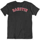 Bahstin Boston Baseball Fan Distressed T Shirt