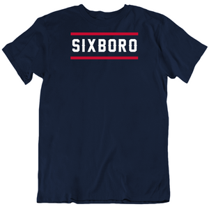 Foxboro Sixboro 6 Titles New England Football Fan T Shirt