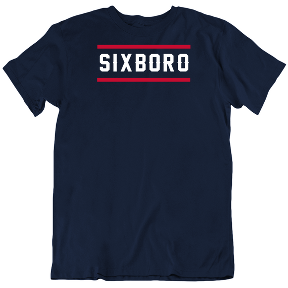 Foxboro Sixboro 6 Titles New England Football Fan T Shirt