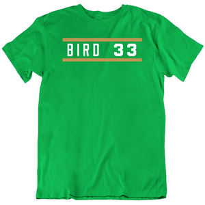 Larry Bird 33 Legend Boston Basketball Fan T Shirt