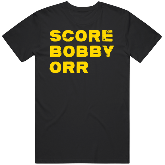 Score Bobby Orr Fred Cusick Call Boston Hockey Fan v2 T Shirt