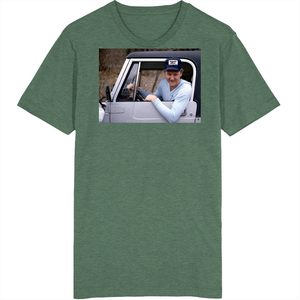 Retro Larry Bird Funny Jeep Candid Boston Basketball Fan T Shirt