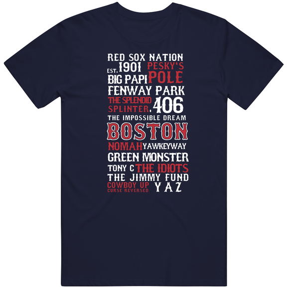 The Legend Of Boston Banner Boston Baseball Fan V2 T Shirt