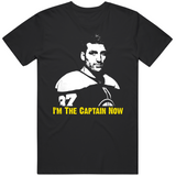 Patrice Bergeron I'm The Captain Now Boston Hockey Fan T Shirt