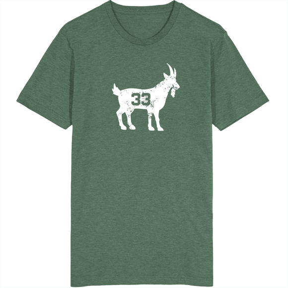 Larry Bird Legend 33 Distressed Boston Basketball Fan Goat T Shirt ...