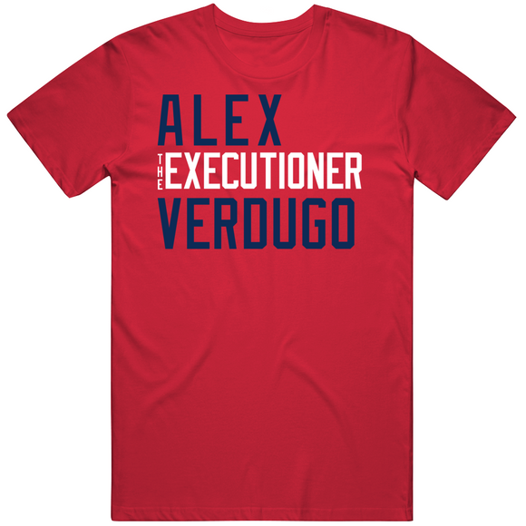 Alex Verdugo The Executioner Boston Baseball Fan T Shirt