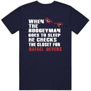 Rafael Devers Boogeyman Boston Baseball Fan T Shirt