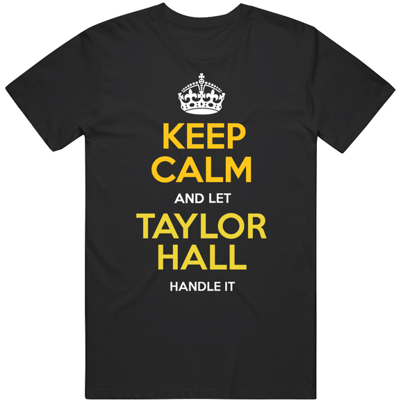 Taylor Hall Keep Calm Boston Hockey Fan T Shirt