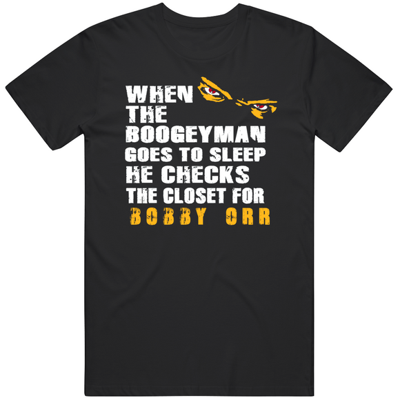 Bobby Orr Boogeyman Boston Hockey Fan T Shirt