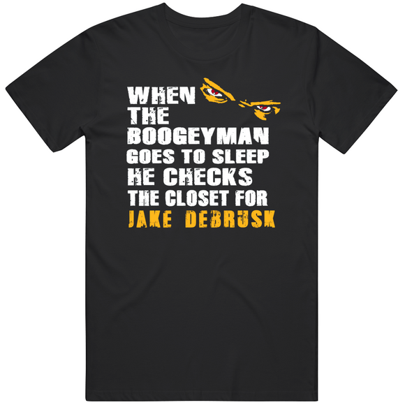 Jake Debrusk Boogeyman Boston Hockey Fan T Shirt