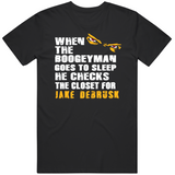 Jake Debrusk Boogeyman Boston Hockey Fan T Shirt