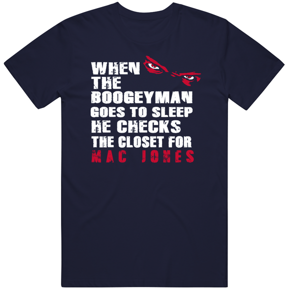 Mac Jones Boogeyman New England Football Fan T Shirt