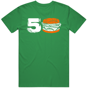 Jayson Tatum 50 Burger Boston Basketball Fan V2 T Shirt