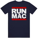 Mac Jones Run MAC New England Football Fan T Shirt