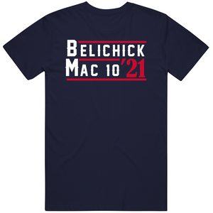 Bill Belichick Mac Jones 2021 Presidential New England Football Fan T Shirt