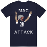 Mac Attack Mac 10 Mac Jones New England Football Fan T Shirt