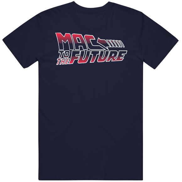 Mac to The Future Mac 10 Mac Jones New England Football Fan T Shirt