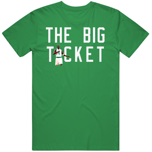 Kevin Garnett The Big Ticket Boston Basketball Fan T Shirt