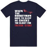 Trevor Story Boogeyman Boston Baseball Fan T Shirt