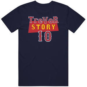 Trevor Story 10 Parody Boston Baseball Fan T Shirt