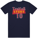 Trevor Story 10 Parody Boston Baseball Fan T Shirt