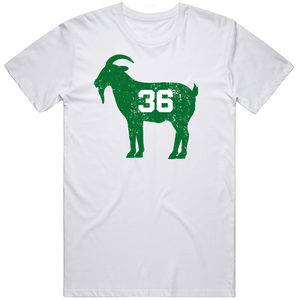 Marcus Smart Goat 36 Boston Basketball Fan Distressed  T Shirt