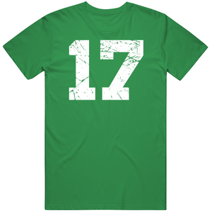 17 Championships Boston Basketball Fan Distressed T Shirt